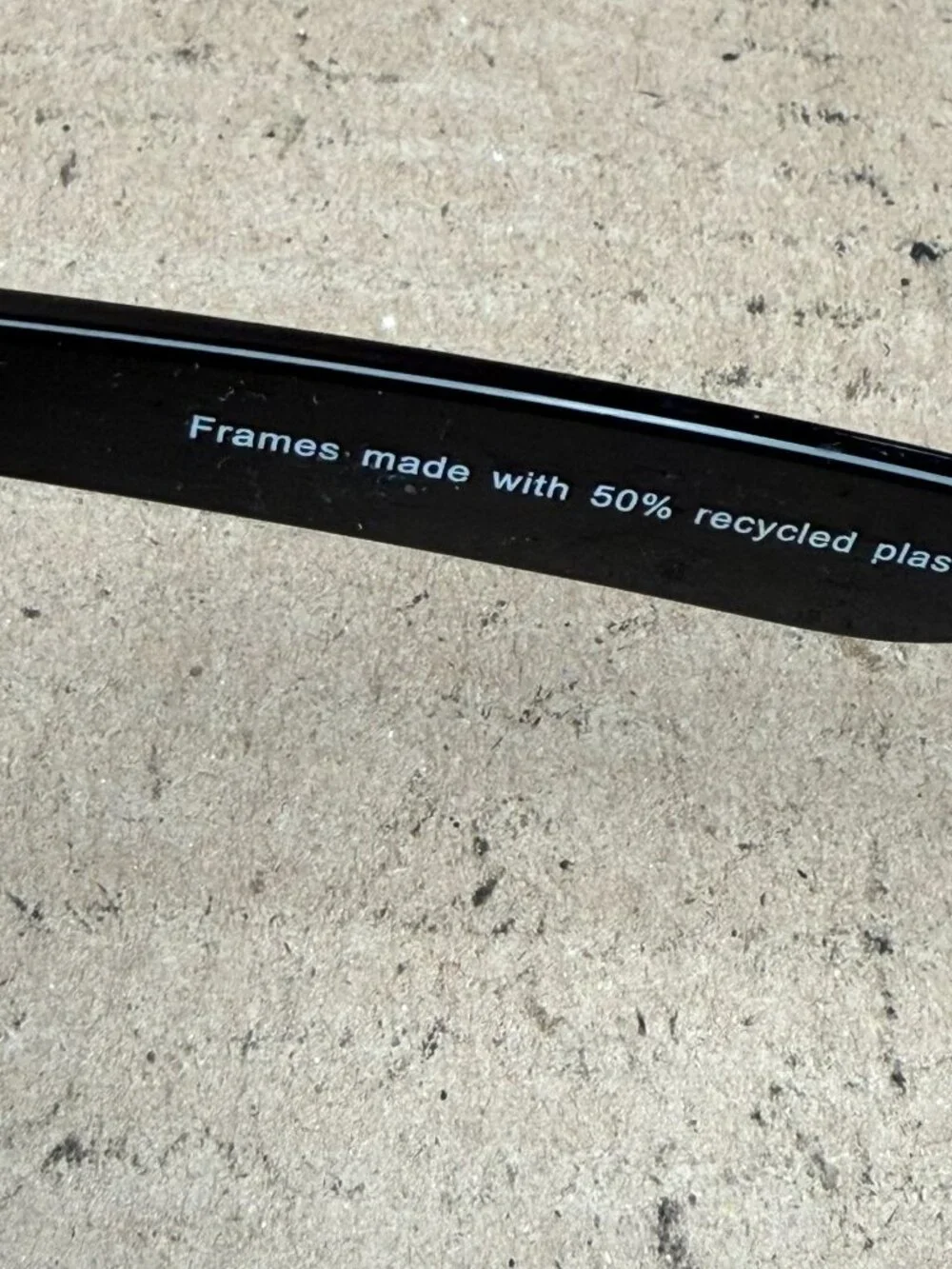 Men's Sunglasses Hand Polished Black Frames 090-01-8108 Minor scratches